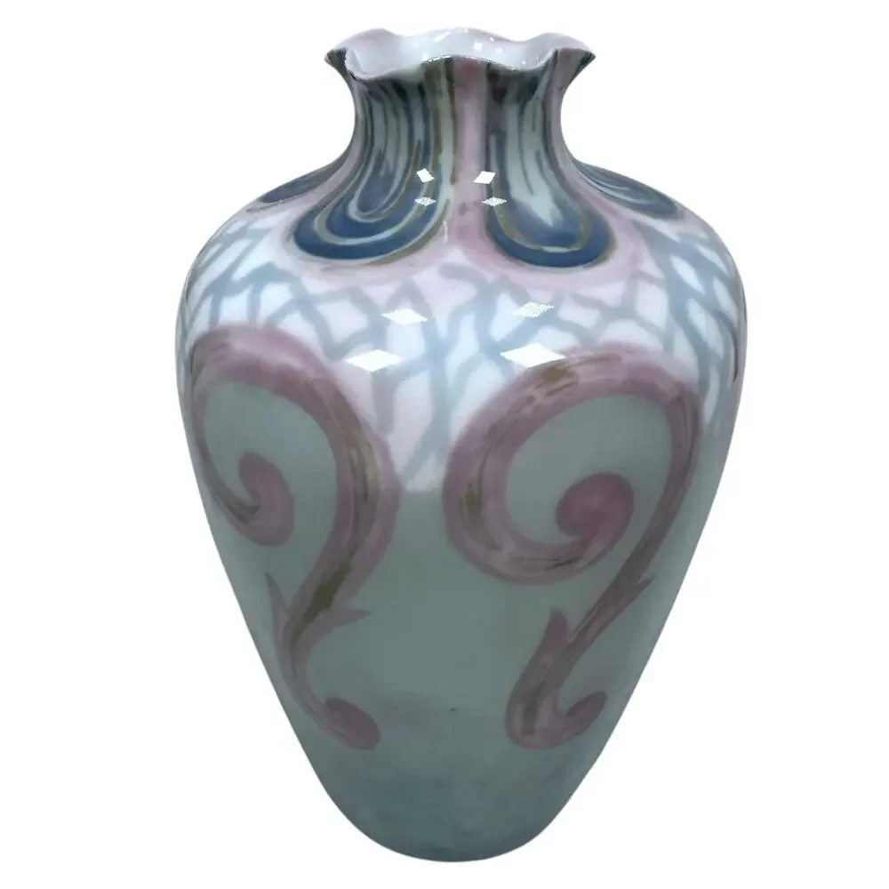 Antique Rosenthal Art Nouveau Hand Painted Porcelain Vase 5.75